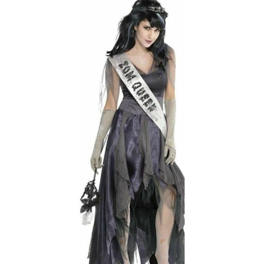 "HOMECOMING CORPSE” 5 PCS HALLOWEEN COSPLAY COSTUME DRESS-UP OUTFIT SZ: S NWT